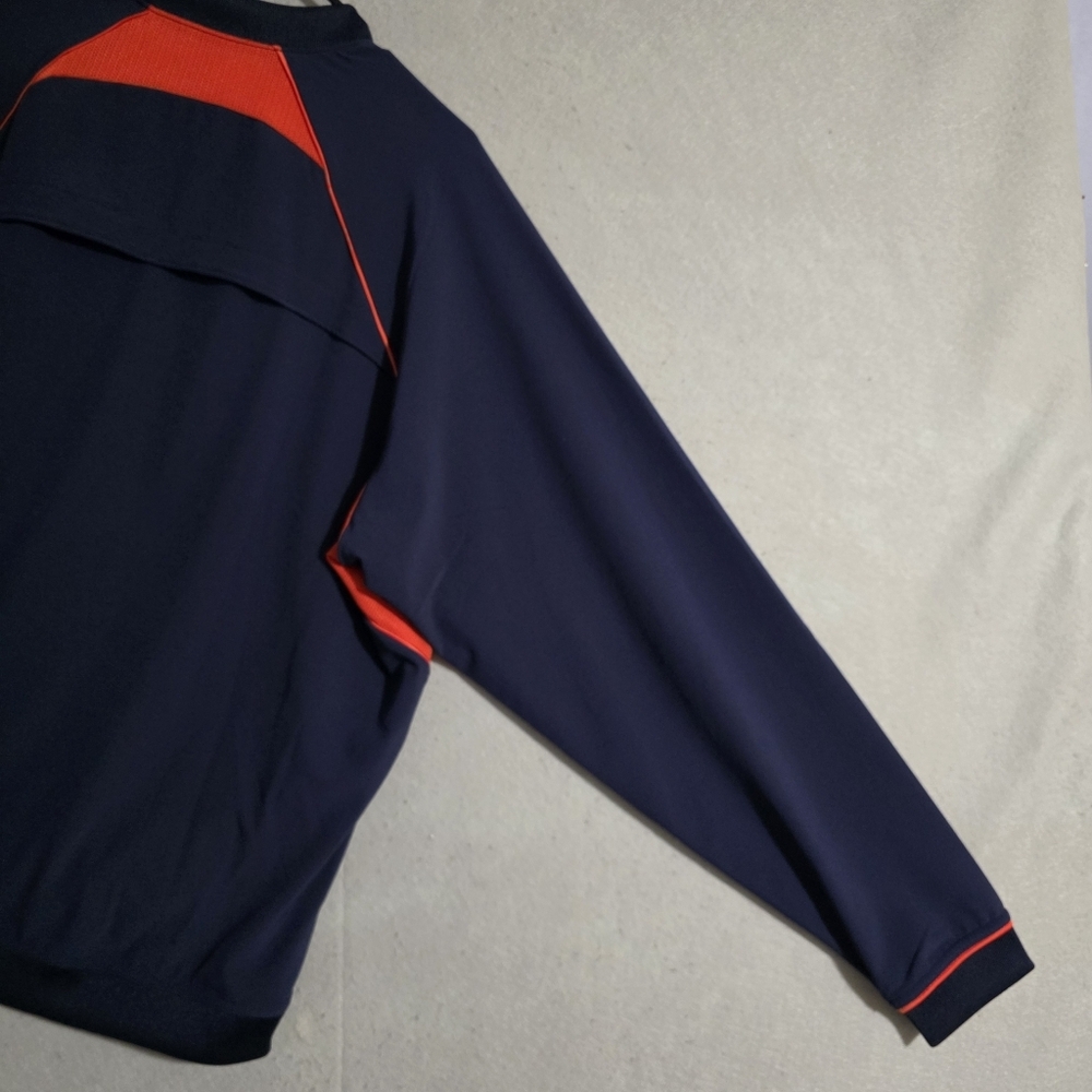 Under Armour Mens Auburn Tigers V Neck Long Sleeve Pullover Windbreaker Size M - Picture 11 of 12